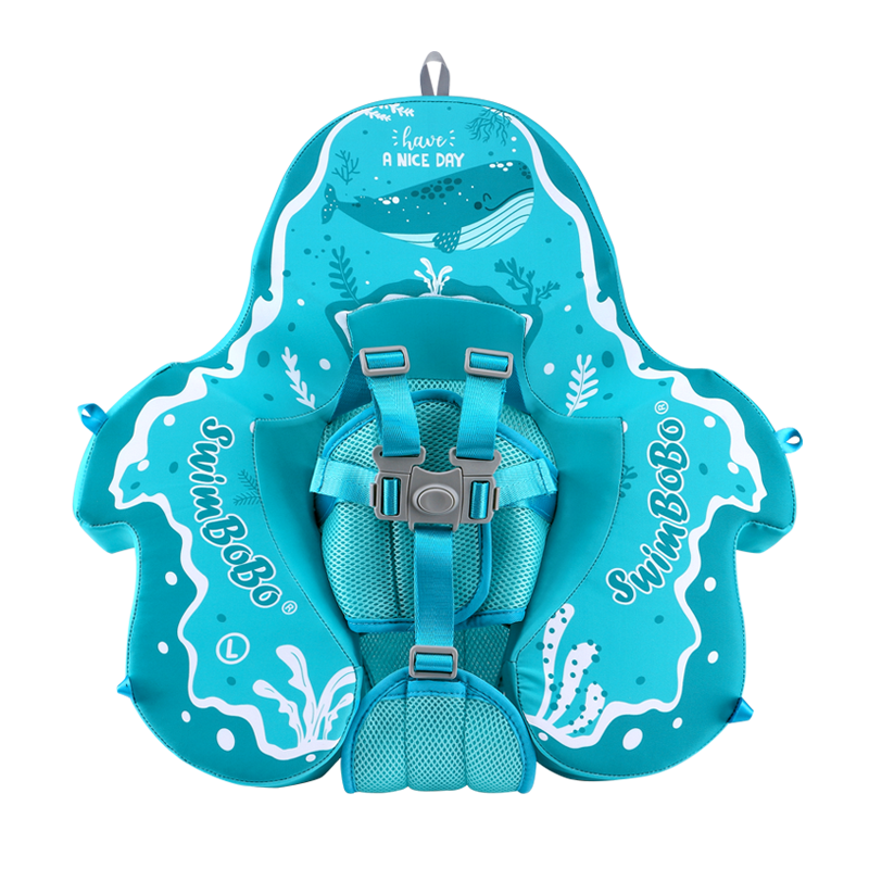 Swimbobo Non-inflatable Baby Float with Canopy (4 Months - 48 Months)