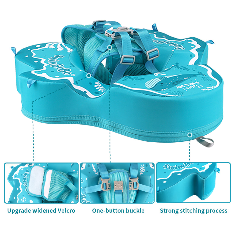 Swimbobo Non-inflatable Baby Float with Canopy (4 Months - 48 Months)