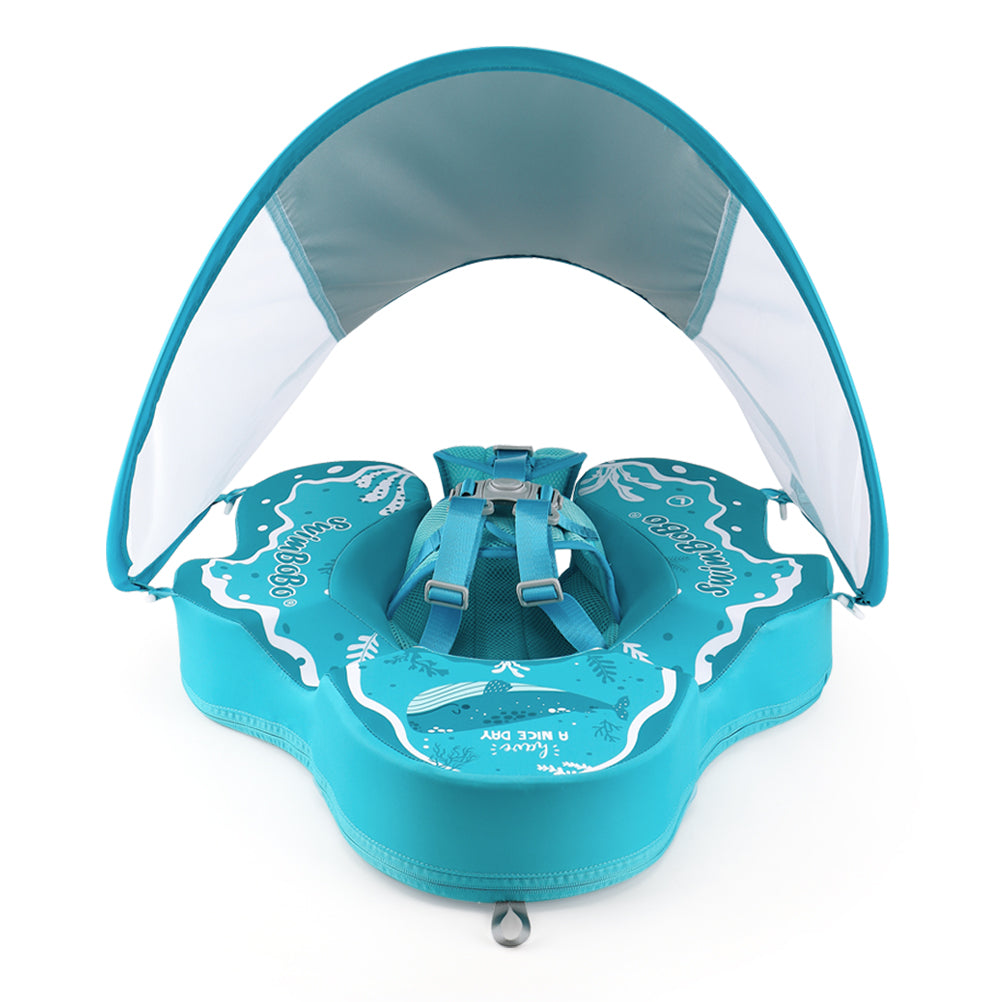 Swimbobo Non-inflatable Baby Float with Canopy (4 Months - 48 Months)