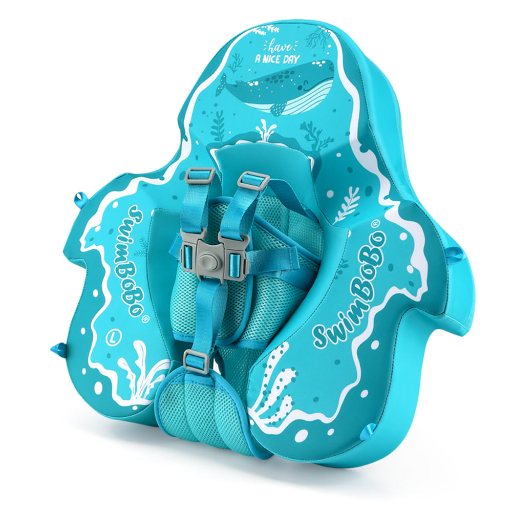 Swimbobo Non-inflatable Baby Float with Canopy (4 Months - 48 Months)