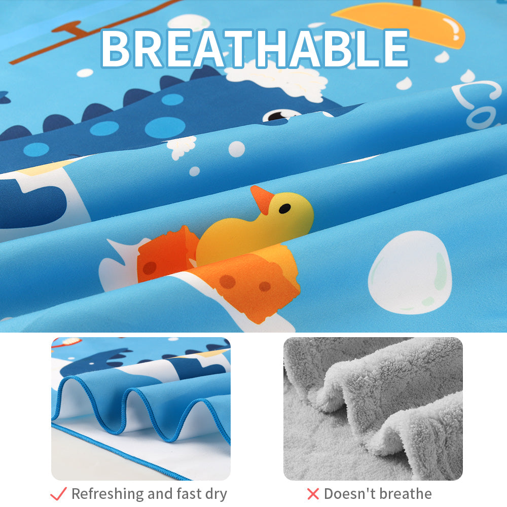 Dinosaur hooded towel for kids