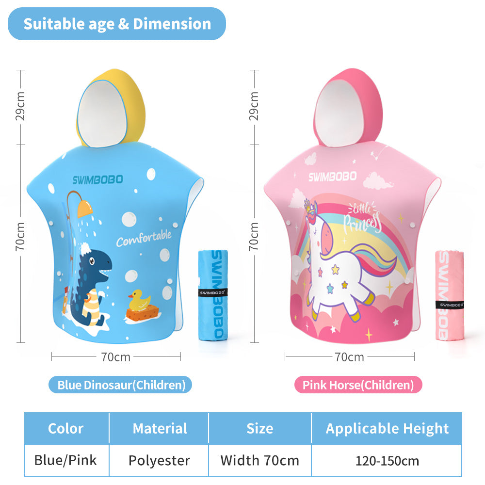 Dinosaur hooded towel for kids