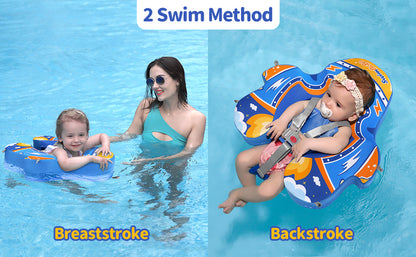 Swimbobo Non-Inflatable Baby Float with Canopy (4-48 Months)